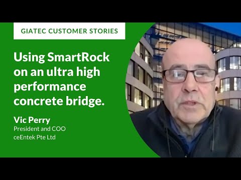 Using SmartRock on an ultra high performance concrete bridge project