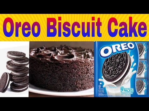 Oreo Biscuit Cake only in 3 ingredient| Egg less chocolate cake easy and Quick recipes|without oven.