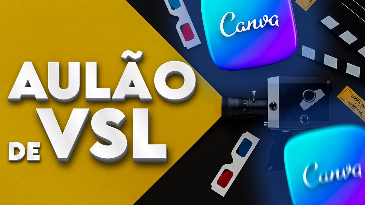 Aulão - Como criar seu VSL na Ferramenta Canva - 1° A TRAZER COMO FAZ VSL DENTRO DO CANVA