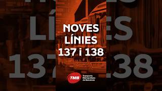 Presentació de les noves línies d'autobús 137 i 138