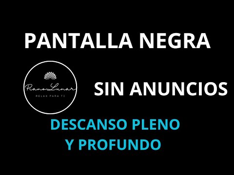 Música para Aliviar La Ansiedad, Musica para Dormir, Sonido de Piano. SIN ANUNCIOS. PANTALLA NEGRA.