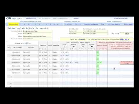 Formulari ESIG 027 - Punesimet dhe Largimet nga Puna