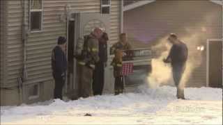 preview picture of video '2013-03-14 Unattended Cooking Causes House Fire - Waterloo, Iowa - Myke Goings - KMDG'