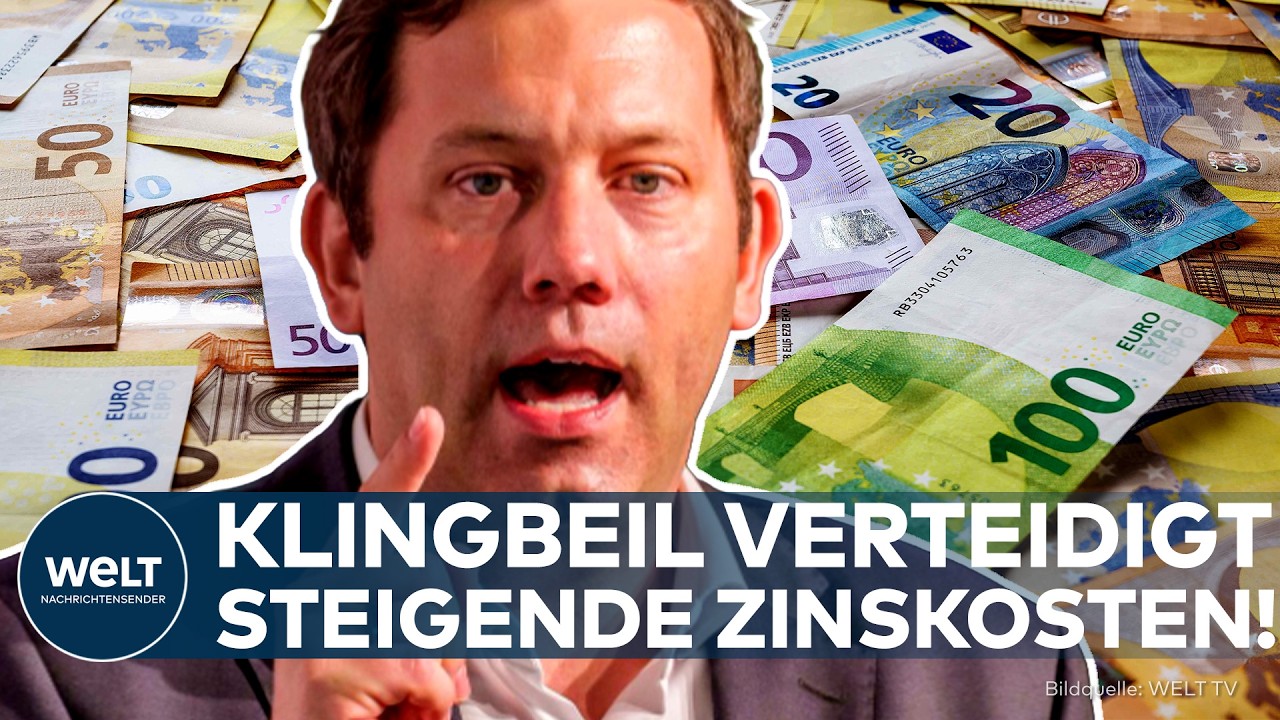 REKORD-ZINSEN: Klingbeil rechtfertigt Milliarden-Schulden und spricht von Zukunftsinvestitionen!