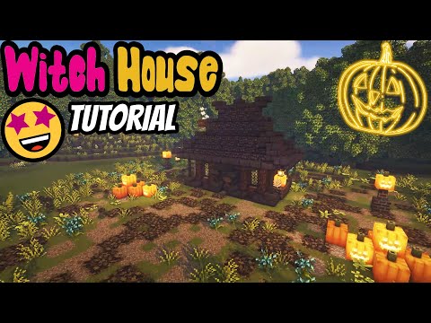 Minecraft: How to Build an Easy Witch House in Minecraft Tutorial | Halloween