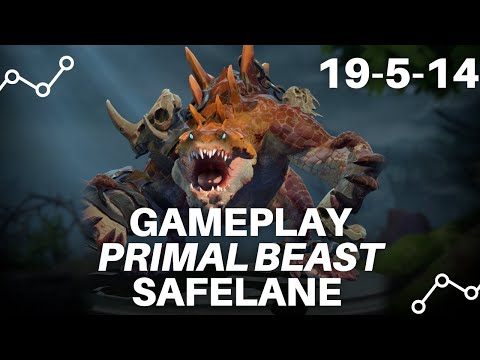 PRIMAL BEAST CORE SAFELANE GAMEPLAY - DINOSAURUS TERKUAT SEBUMI - THIS DRAGON IS TOO STRONG! ENG SUB