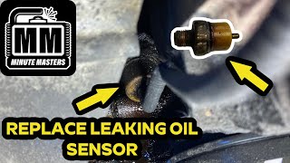 How to Replace a Ford 5.0 Oil Pressure Sending Unit | 1995 Ford F150 #oilpressuresendingunit