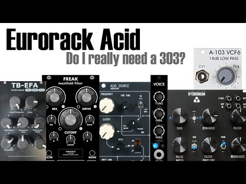 Eurorack acid - TB 303 style modules