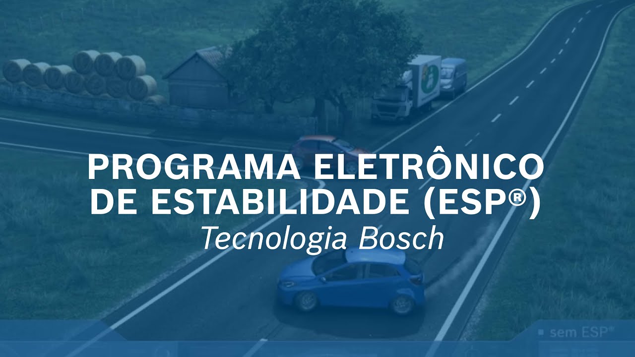 Simulação do Programa Eletrônico de Estabilidade (ESP®) da Bosch