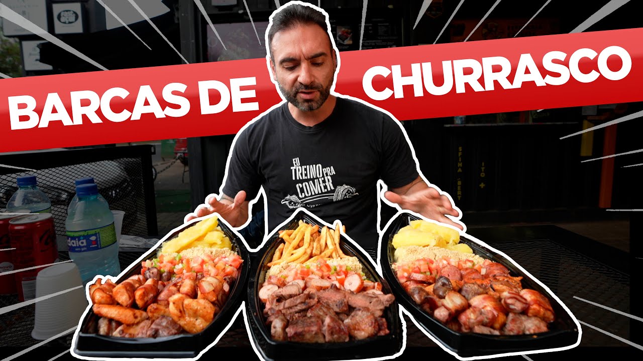 DEVORANDO AS BARCAS DE CHURRASCO!! | Filé Angus, medalhão de frango & mais!