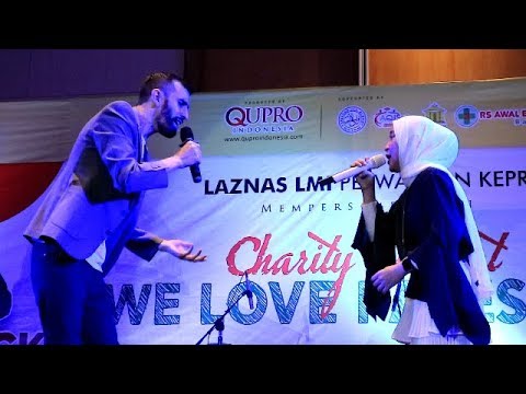 NISSA SABYAN Ft ADAM ALI - Al Barq Al Yamani - Live Charity Concert WE LOVE PALESTINE