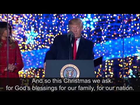 President Trump, First Lady Light the National Christmas Tree