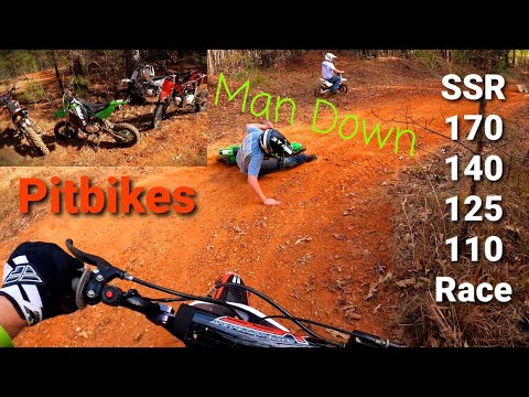 Pitbike Racing! SSR 170 vs 140BW vs 125 vs 110 | 2021 SSR Pitbikes