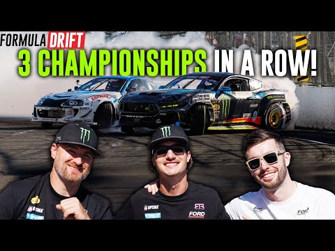 3 Ford Mustang Drift Championships!
