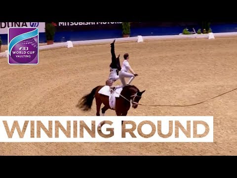 🥇 Bresch & Jacobs win Pas-de-Deux final | Winning Round | FEI World Cup™ Vaulting FINAL
