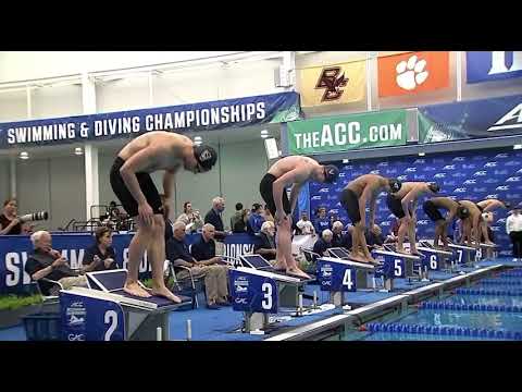 ACC SWIM DIVE : MEN 50FREE AND EMOTIONAL INTERVIEW OF ELARABY