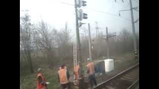 preview picture of video 'Tyushky - Porpurivskyi. Ukrainian Railways. Electric train ED9M-0060. Zhmerynka - Vinnytsia. Part 13'