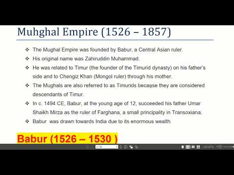 The History of the Mughal Empire | 1526CE - 1857CE |Rise and Fall of Mughal Empire - History Class