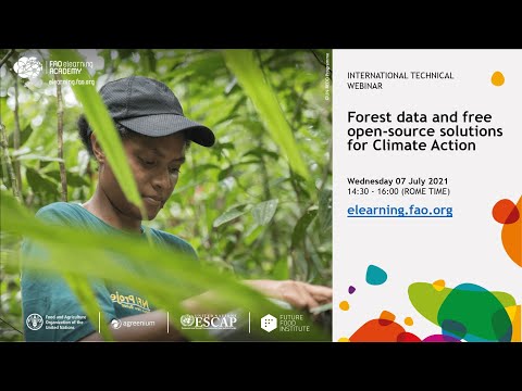 Forest data and free open-source solutions for Climate Action