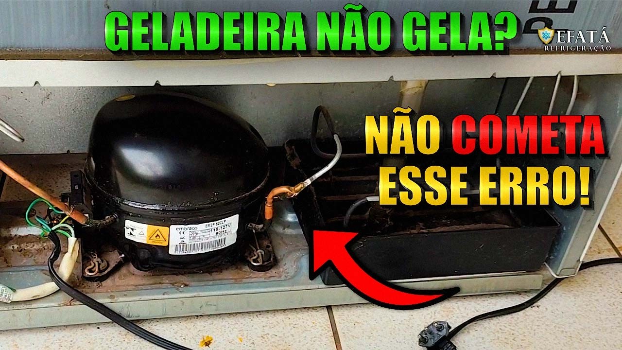 Erro FATAL na Limpeza de SISTEMA: Como Trocar Motor R600 e Garantir Carga de Gás na Geladeira