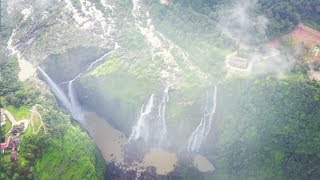 preview picture of video 'JOG FALLS | AERIAL VIEW | DRONE SHOTS.'