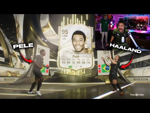 OMGGG PELE & HAALAND IN THE SAME PACK!! 🔥 - LUCKIEST FC 24 PACK OPENING REACTIONS COMPILATION! #2