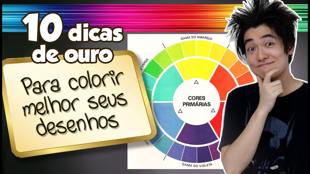 10 dicas de OURO para COLORIR MELHOR seus DESENHOS