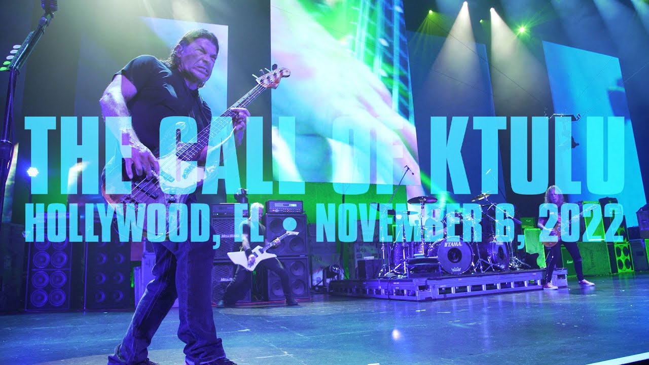 Metallica: The Call of Ktulu (Hollywood, FL - November 6, 2022) - YouTube