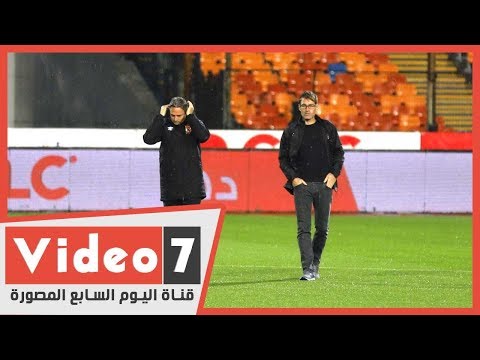 فايلر وسيد عبد الحفيظ يتفدان ستاد القاهرة قبل مباراة القمو