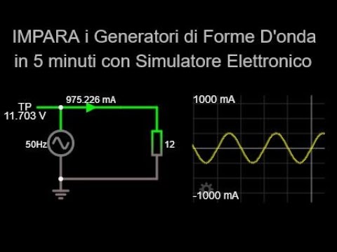 Impara Generatori Forme d'Onda in 5 minuti - Simulatore Elettronico