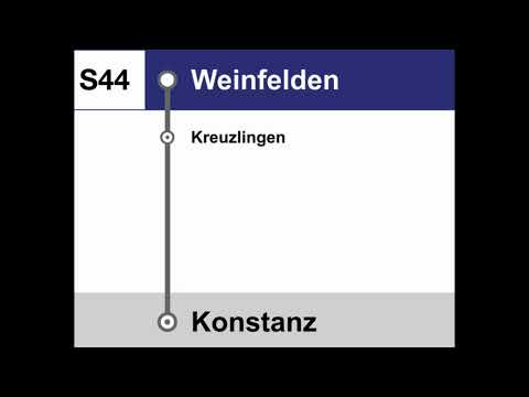 Thurbo Ansagen » S44 Weinfelden — Konstanz (2023) | SLBahnen