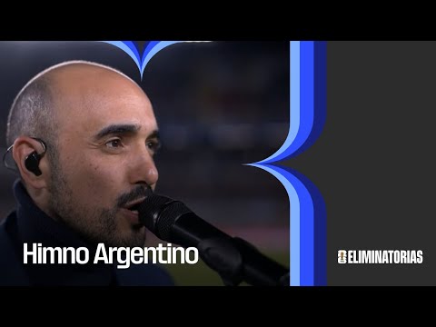 Himno Nacional Argentino - Argentina vs Paraguay - Eliminatorias Sudamericanas para el Mundial 2026