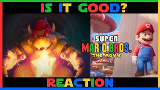 The Super Mario Bros Movie Official Teaser Trailer REACTION!