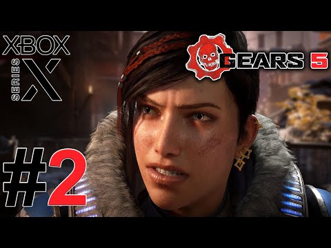 Gears 5 (Xbox Series X) 3 Player Co-Op Gameplay Walkthrough Part 2 - Campaign [4K 60FPS]