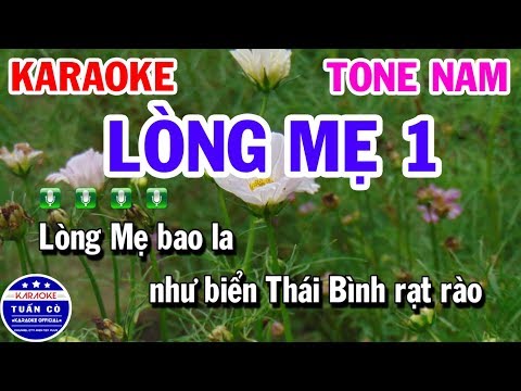 Karaoke Lòng Mẹ 1 Nhạc Sống Tone Nam Fm | Karaoke Tuấn Cò