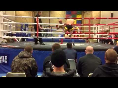 Martin Fouda  swedish semi- final i Göteborg i Muay-Thai
