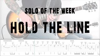 Solo Of The Week: 21 Toto - Hold the Line tab