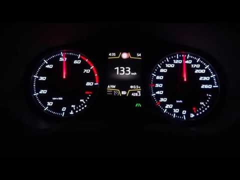 2017 SEAT ATECA 1.4 TSI (150hp) DSG Acceleration Test 0-100 km/h 0-140