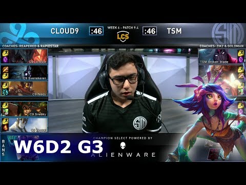 TSM vs C9 | S9 LCS Spring 2019 Week 6 Day 2 | Cloud 9 vs TSM W6D2
