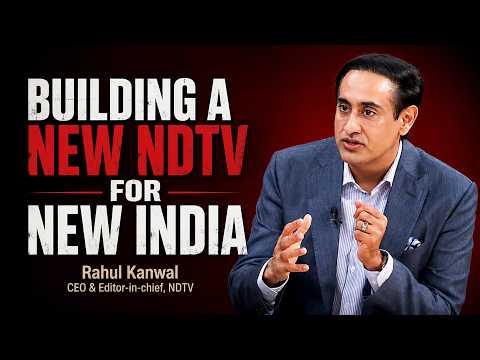 Rahul Kanwal on rebuilding NDTV — exchange4media video thumbnail