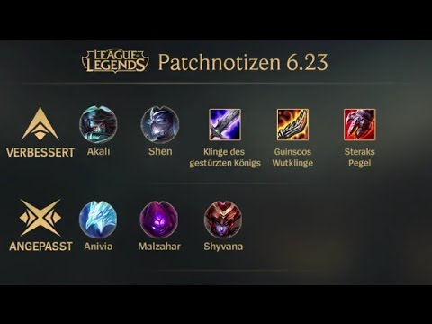 Patchnotes-Rundown 6.23 [GER]