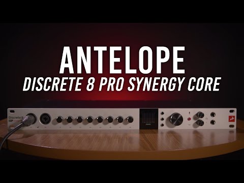 Antelope Audio Discrete 8 Synergy Core Thunderbolt / USB Audio Interface with Onboard DSP 2019 - Present - Silver image 7