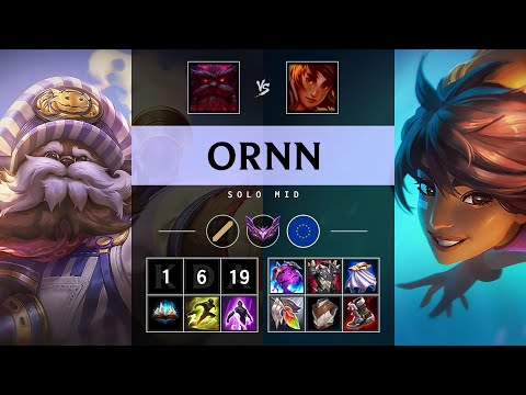 Ornn Mid vs Taliyah - EUW Master Patch 25.20
