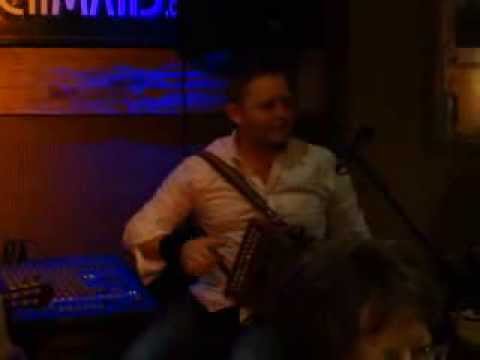 Michael O'Brien plays Amazing Grace on the accordion at Coachman's in Kenmare, Ireland