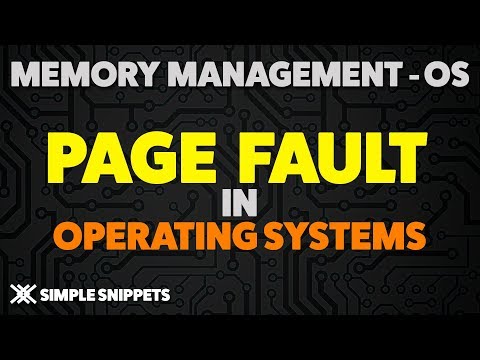 Page Faults Page Fault Handling in Operating Systems | Page Fault Numerical Example | Thrashing