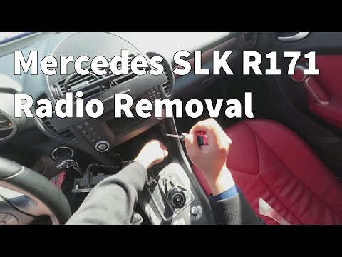 Mercedes SLK R171 Radio Removal