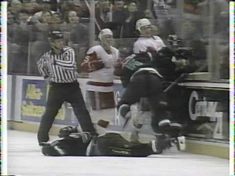 Probert 6 Minutes in Penalties 1/14/94 vs Stars