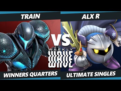 Weekly Wave 27 Winners Quarters - TRAIN (Dark Samus) Vs. ALX R (Meta Knight) SSBU Ultimate