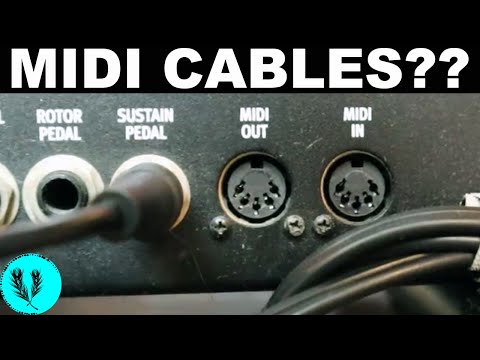 How To Setup MIDI Cable with MIDI Piano & MIDI Interface