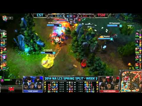 Coast Shiphtur Katarina VS TSM Bjergsen Zed Highlights   NA LCS Spring 2014 W2D2